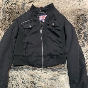 Miss London Jacket Miss London black jacket Jacket size M